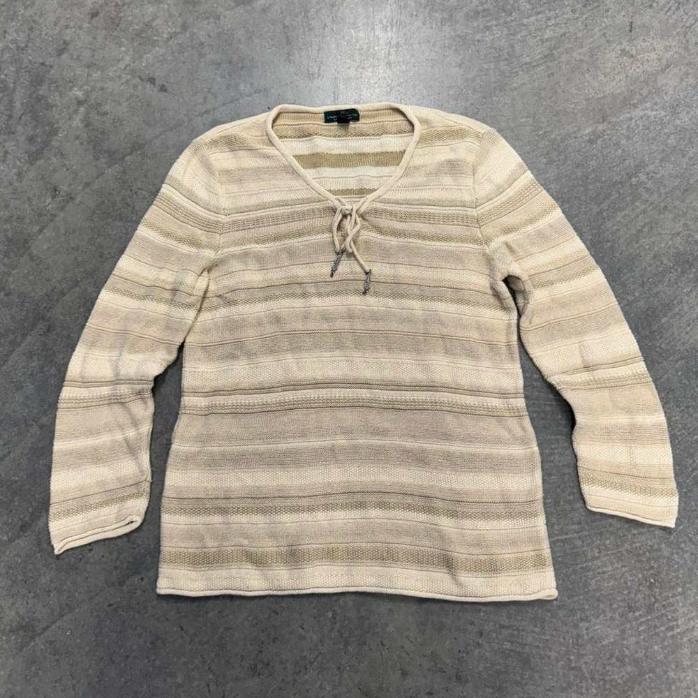 Ralph Lauren Woman’s Striped V-Neck Sweater